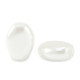 Perlas de agua dulce de imitación 6x8mm - Blanco